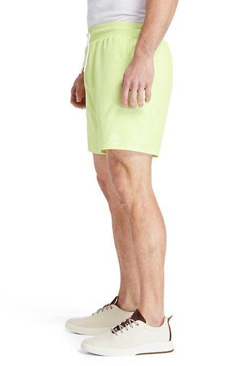 TIMBERLAND - בגד ים צהוב לוגו כיסים - MASHBIR//365