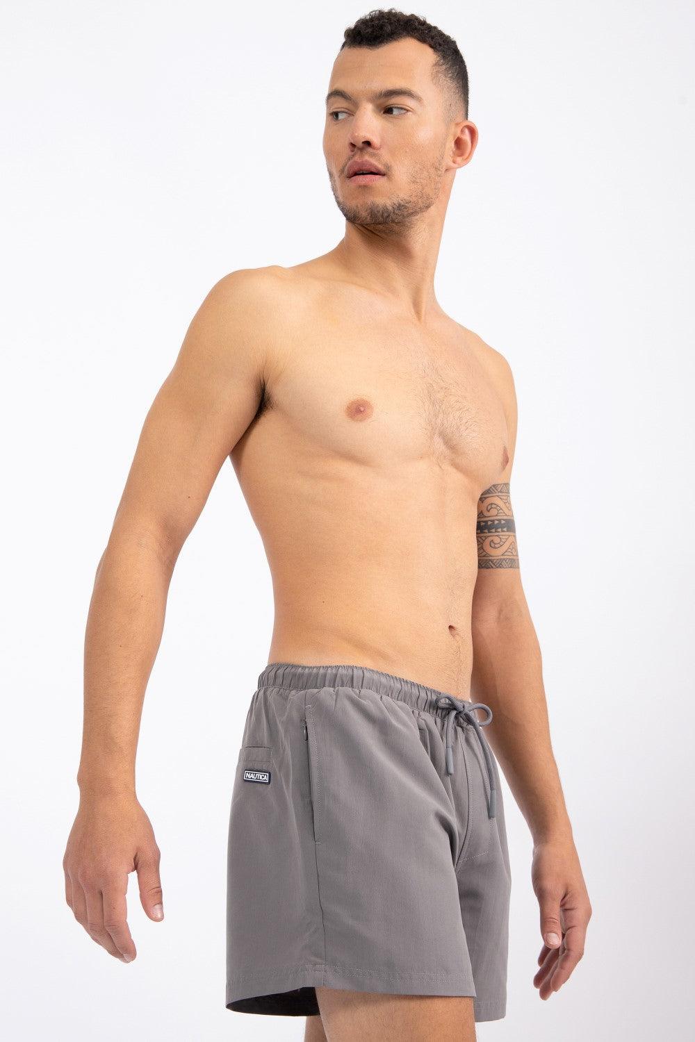 NAUTICA - בגד ים קצר צבע אפור - MASHBIR//365