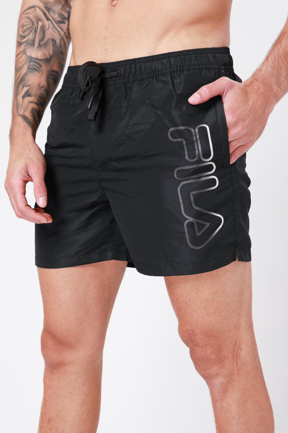 FILA - בגד ים לגבר בצבע שחור - MASHBIR//365