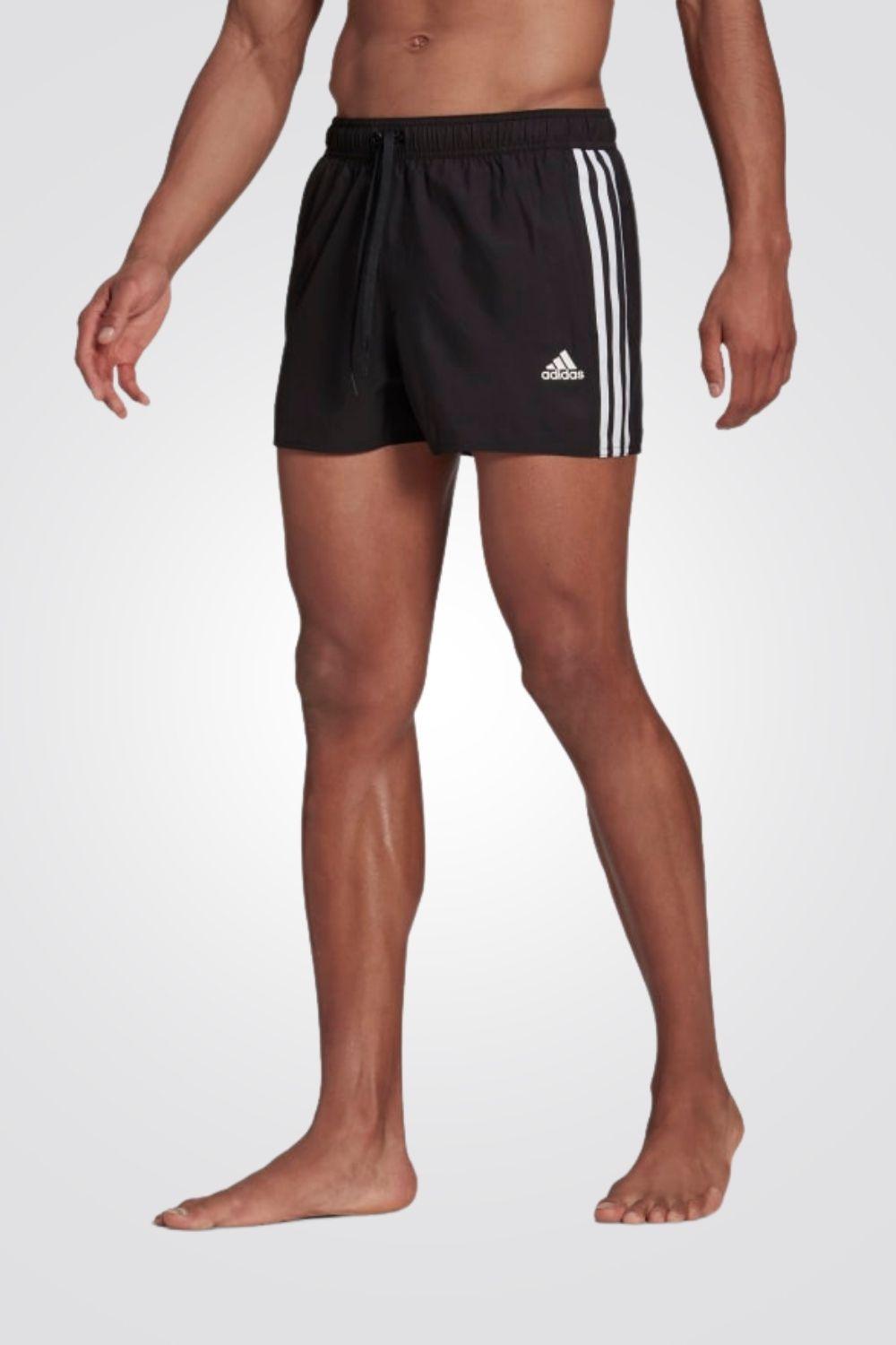 ADIDAS - בגד ים לגבר בצבע שחור CLASSIC 3-STRIPES - MASHBIR//365