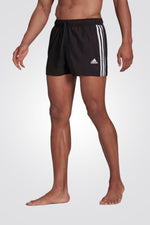 ADIDAS - בגד ים לגבר בצבע שחור CLASSIC 3-STRIPES - MASHBIR//365
