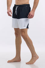 NAUTICA - בגד ים לגבר בצבע שחור ולבן - MASHBIR//365