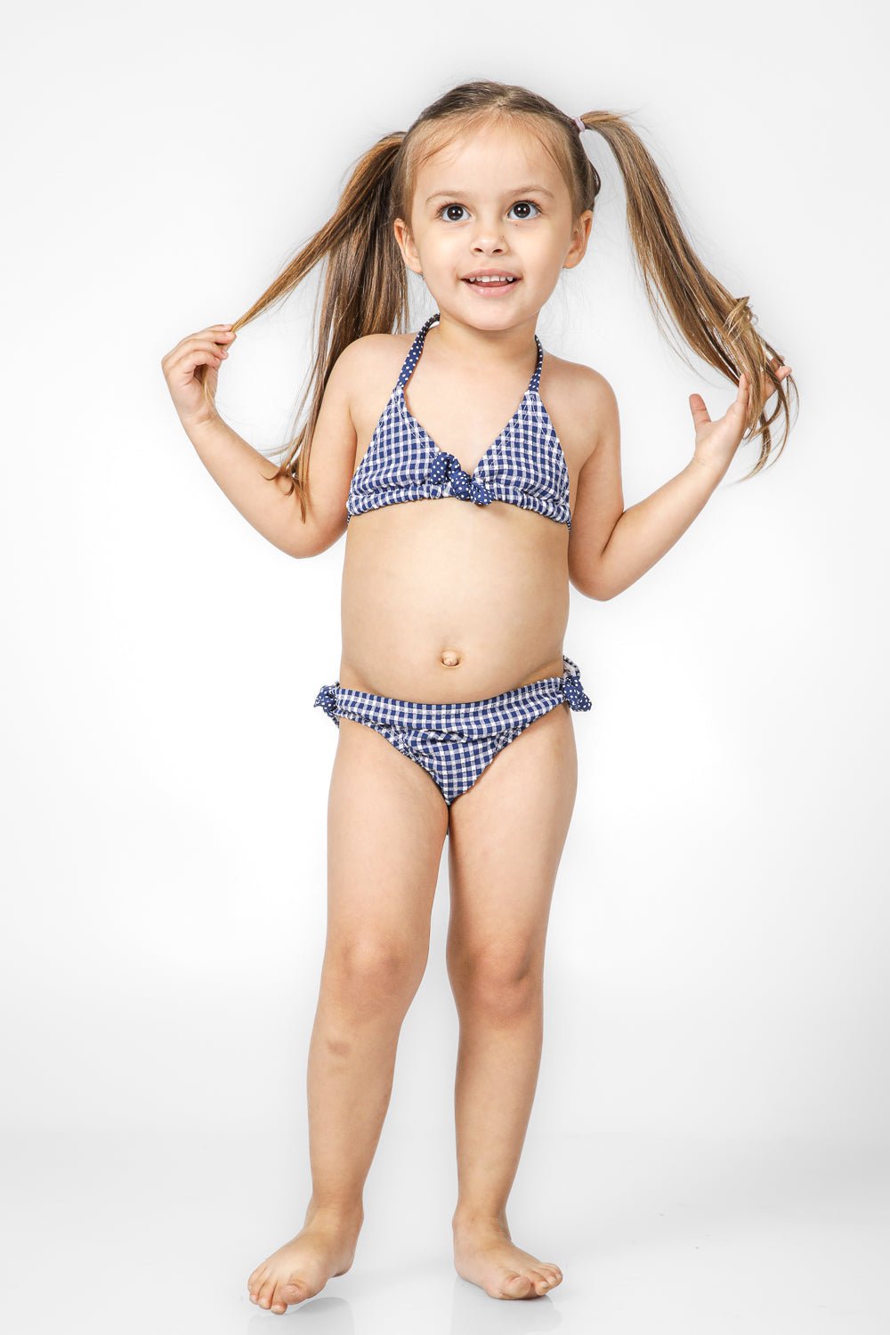 OKAIDI - בגד ים משבצות לילדות - MASHBIR//365