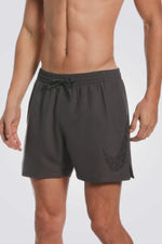 NIKE - בגד ים NIKE JDI SWOOSH בצבע אפרפר - MASHBIR//365