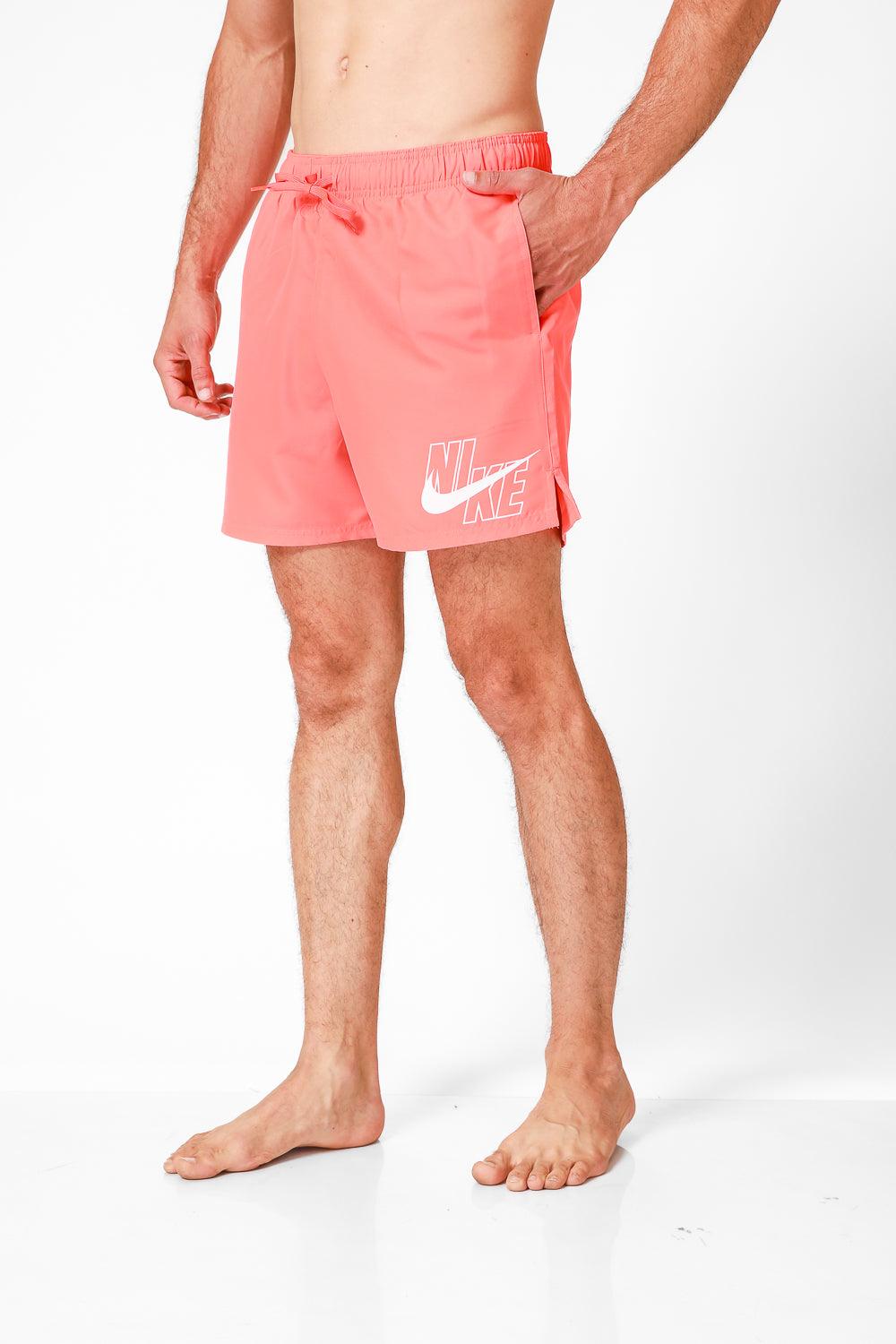 NIKE - בגד ים NIKE LOGO SOLID בצבע אדום - MASHBIR//365