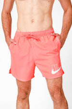 NIKE - בגד ים NIKE LOGO SOLID בצבע אדום - MASHBIR//365