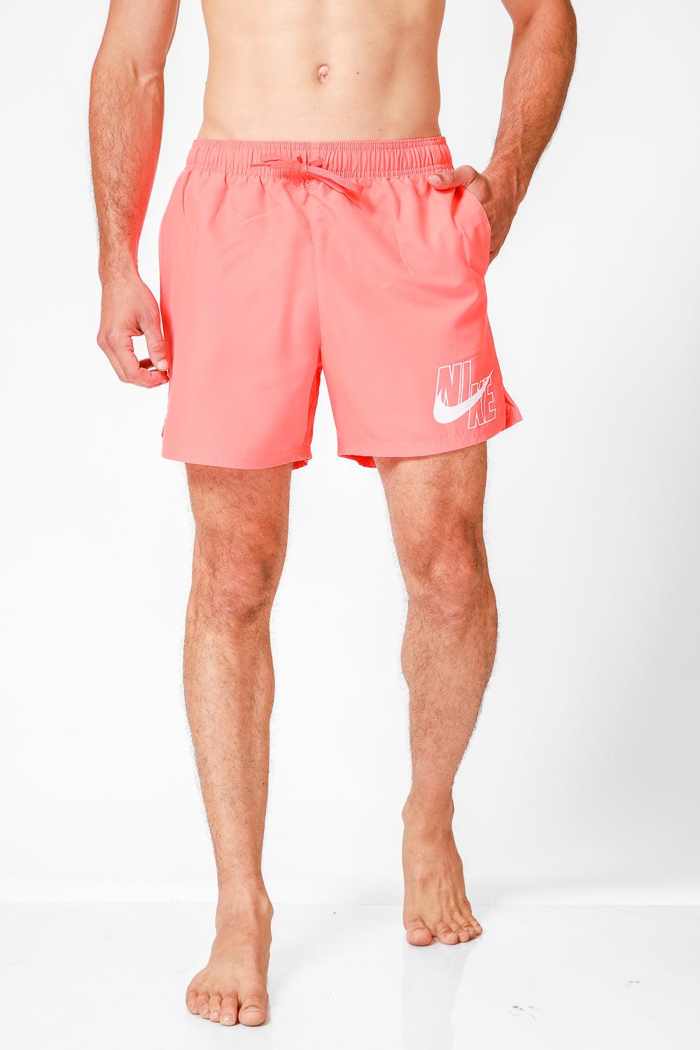 NIKE - בגד ים NIKE LOGO SOLID בצבע אדום - MASHBIR//365