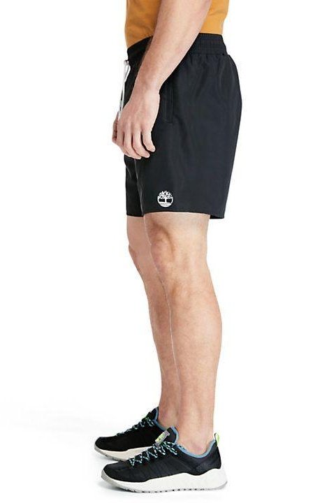 TIMBERLAND - בגד ים שחור לוגו כיסים - MASHBIR//365