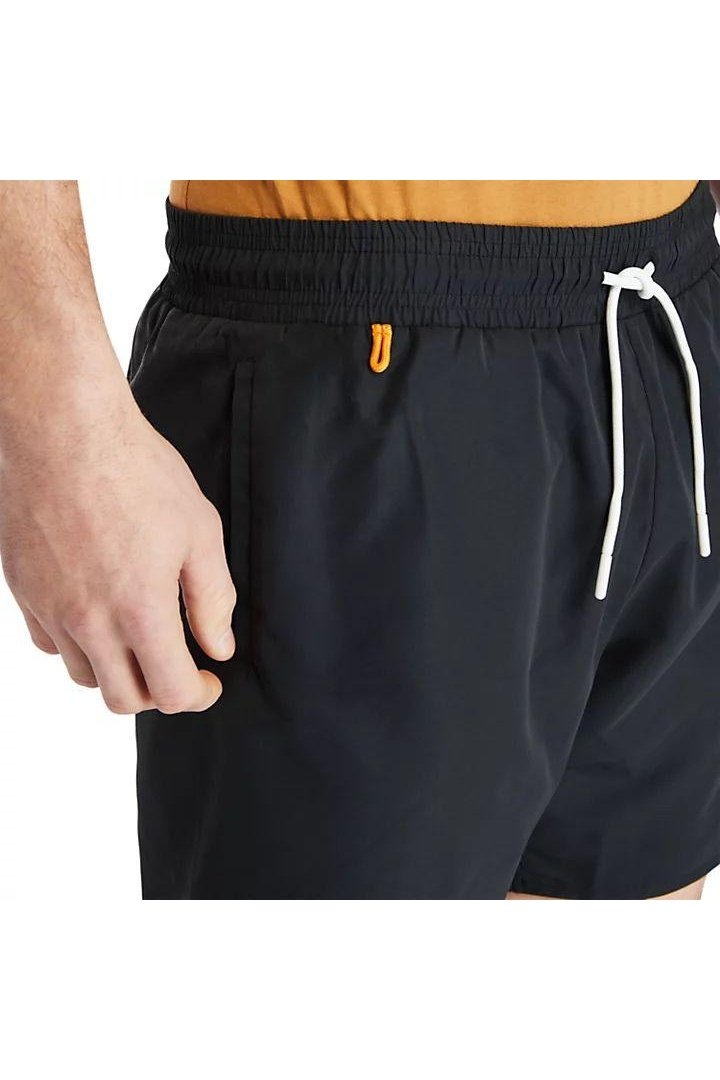 TIMBERLAND - בגד ים שחור לוגו כיסים - MASHBIR//365