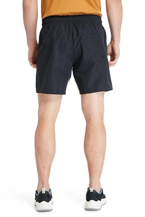 TIMBERLAND - בגד ים שחור לוגו כיסים - MASHBIR//365