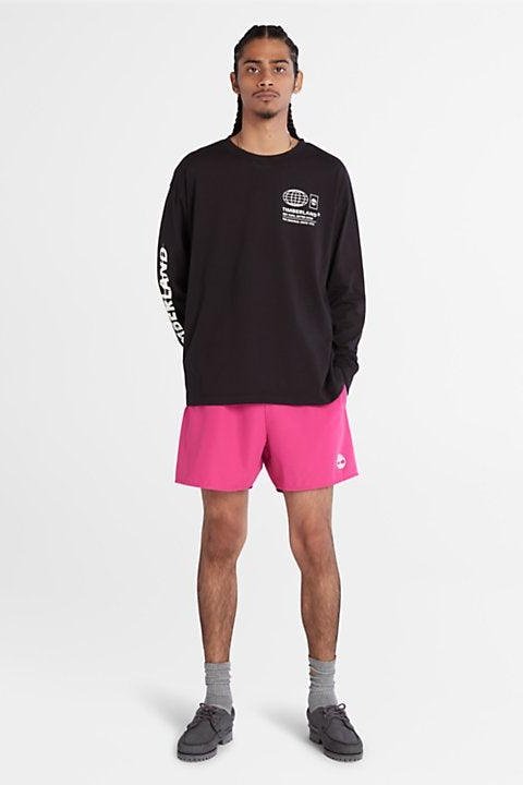 TIMBERLAND - בגד ים VERY BERRY עם לוגו - MASHBIR//365