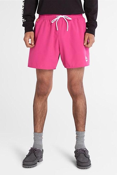 TIMBERLAND - בגד ים VERY BERRY עם לוגו - MASHBIR//365