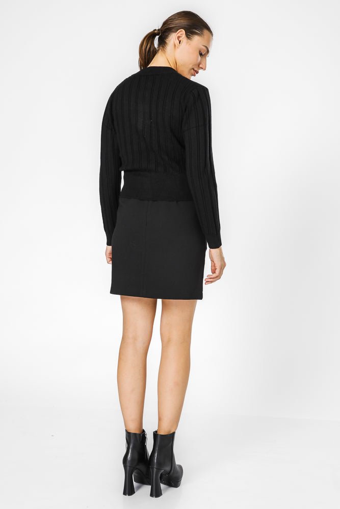 KENNETH COLE - BLACK חצאית מיני - MASHBIR//365