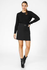 KENNETH COLE - BLACK חצאית מיני - MASHBIR//365