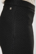 חצאית מיני טוויד שחור | קנת קול