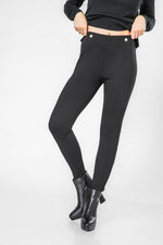 KENNETH COLE - BLACK טייץ כפתורי זהב - MASHBIR//365