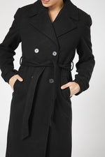 KENNETH COLE - BLACK מעיל ארוך - MASHBIR//365