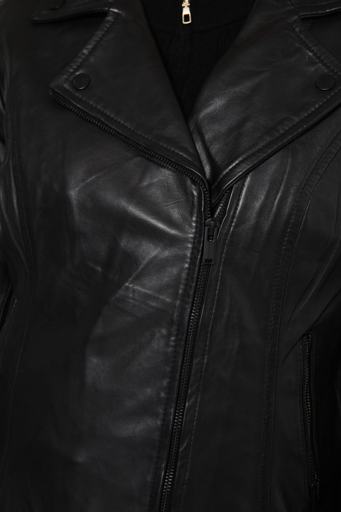 KENNETH COLE - BLACK מעיל בייקר - MASHBIR//365