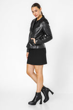 KENNETH COLE - BLACK מעיל בייקר - MASHBIR//365