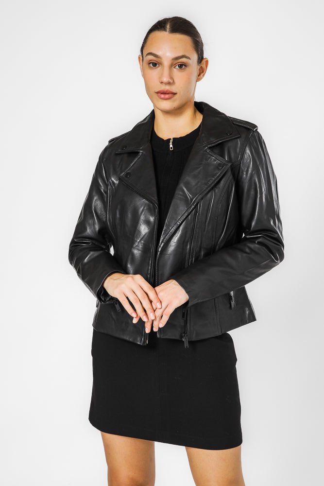 KENNETH COLE - BLACK מעיל בייקר - MASHBIR//365