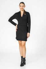 KENNETH COLE - BLACK שמלת ג'רסי - MASHBIR//365