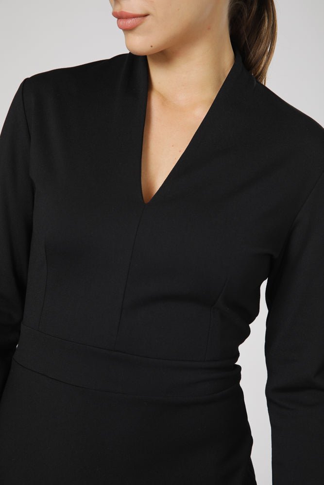 KENNETH COLE - BLACK שמלת ג'רסי - MASHBIR//365