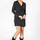 KENNETH COLE - BLACK שמלת מעטפת - MASHBIR//365 - 2