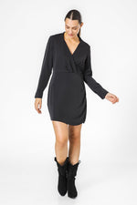 KENNETH COLE - BLACK שמלת מעטפת - MASHBIR//365