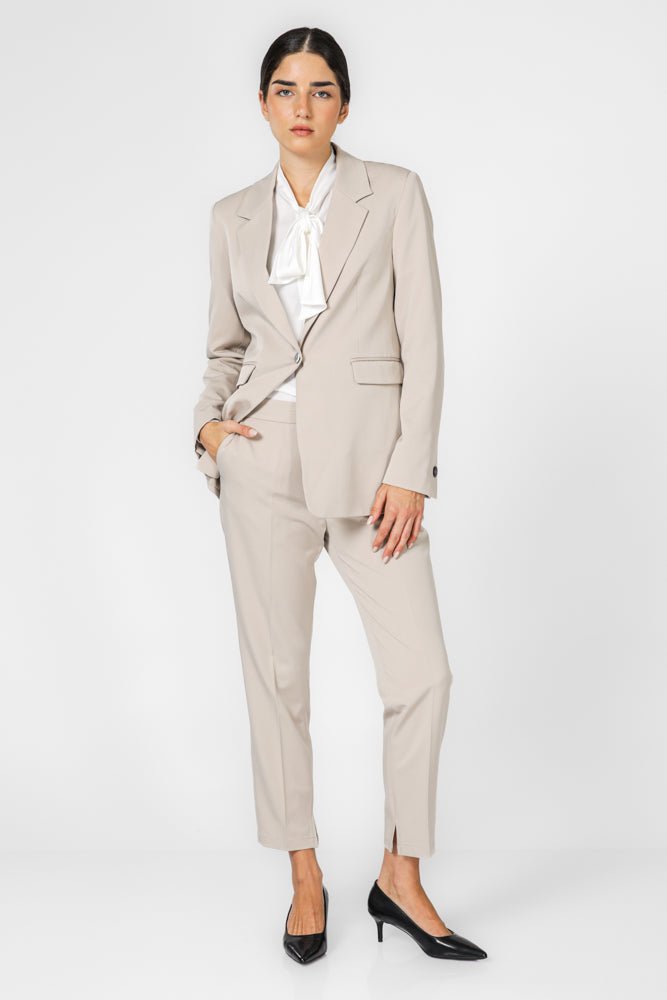 KENNETH COLE - בלייזר לנשים בצבע בז' - MASHBIR//365