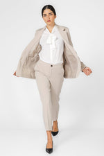 KENNETH COLE - בלייזר לנשים בצבע בז' - MASHBIR//365