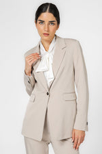 KENNETH COLE - בלייזר לנשים בצבע בז' - MASHBIR//365