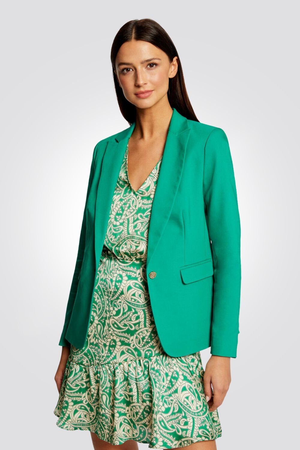 MORGAN - בלייזר לנשים בצבע ירוק - MASHBIR//365