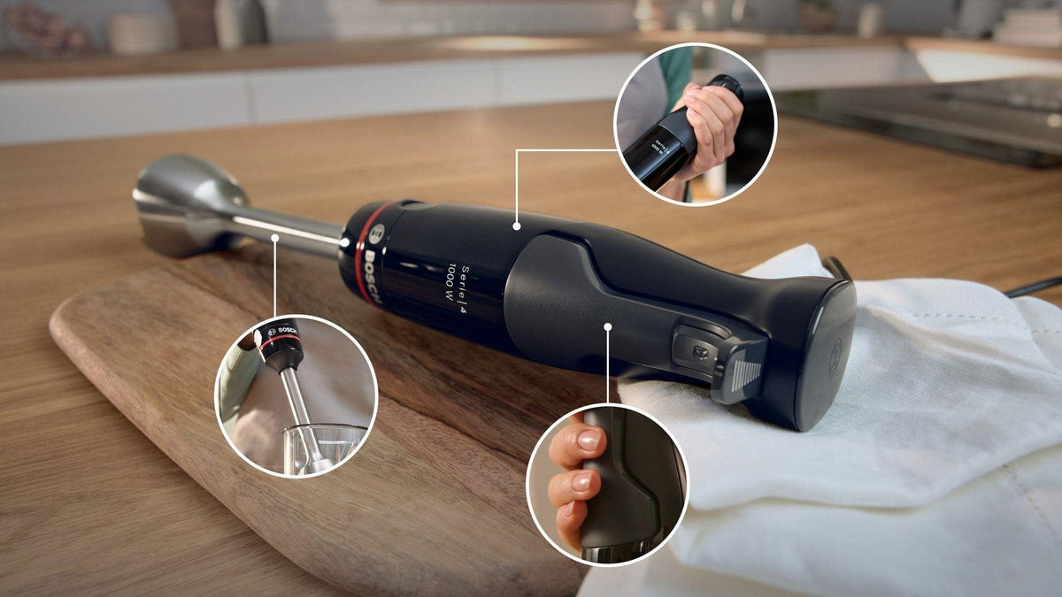 BOSCH - בלנדר מוט+ קוצץ בצבע שחור דגם MSM4B620 - MASHBIR//365