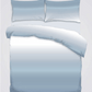 סט מצעים בייסיק מיטה זוגית רחבה דגם קיסר תכלת - MASHBIR//365 - 1