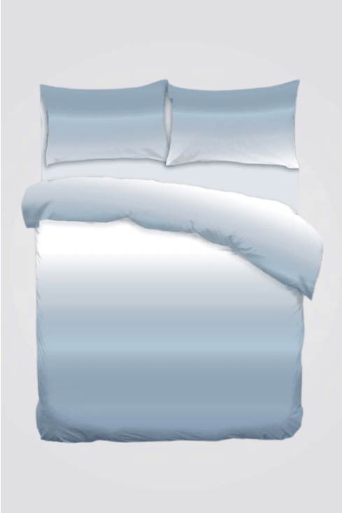 סט מצעים בייסיק מיטה זוגית רחבה דגם קיסר תכלת - MASHBIR//365