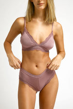 KENNETH COLE - ברלט בגימור תחרה ורוד עתיק - MASHBIR//365