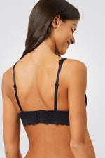 ETAM - ברלט משולשים תחרה שחור - MASHBIR//365