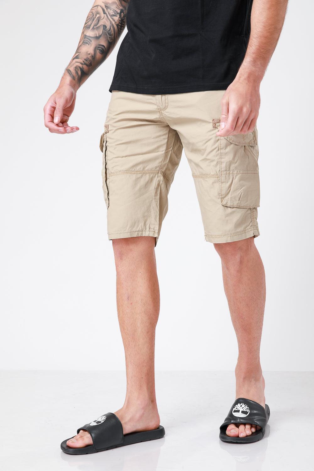 SCORCHER - ברמודה עם כיסים בצבע בז' - MASHBIR//365