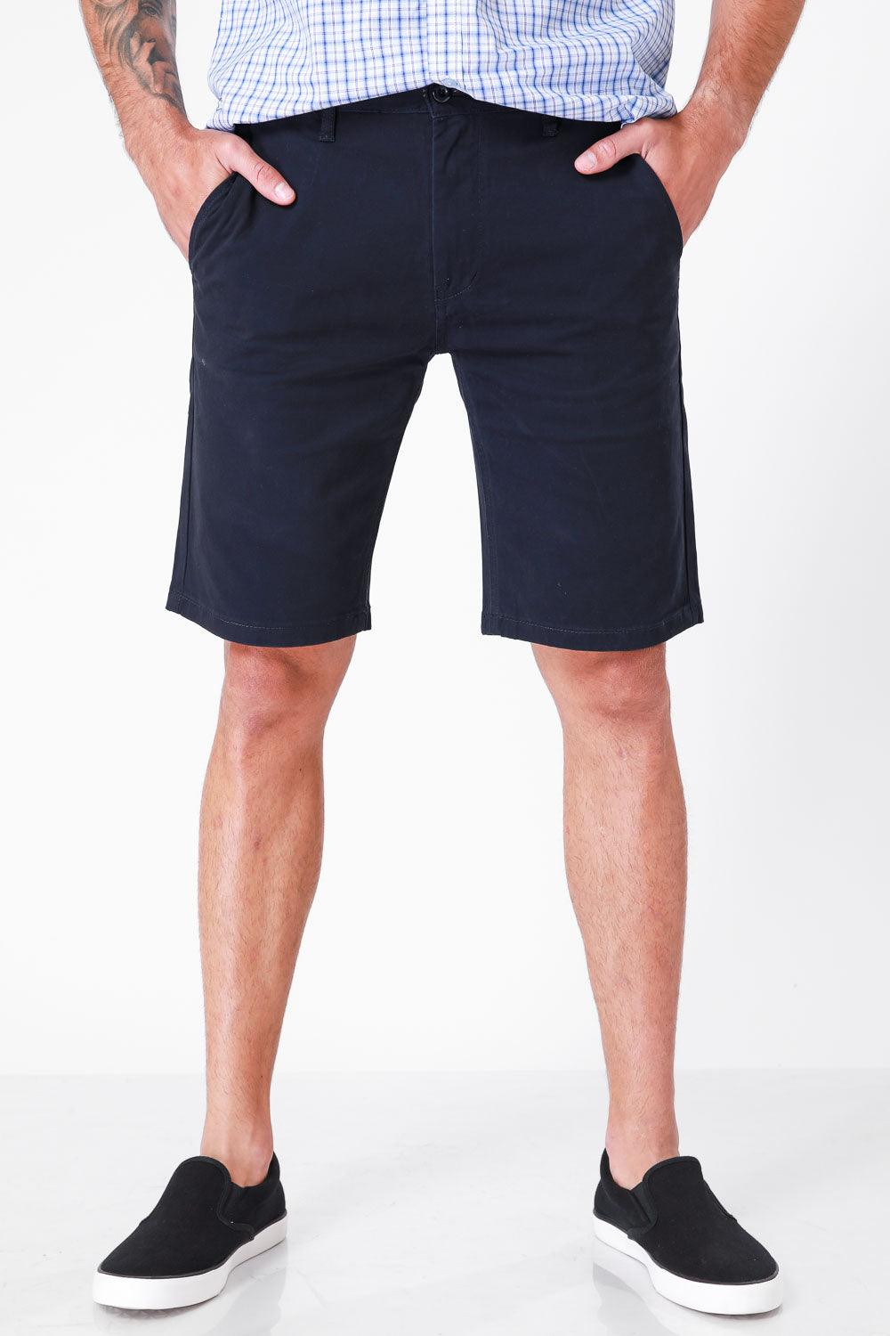 SCORCHER - ברמודה עם כיסים בצבע נייבי - MASHBIR//365