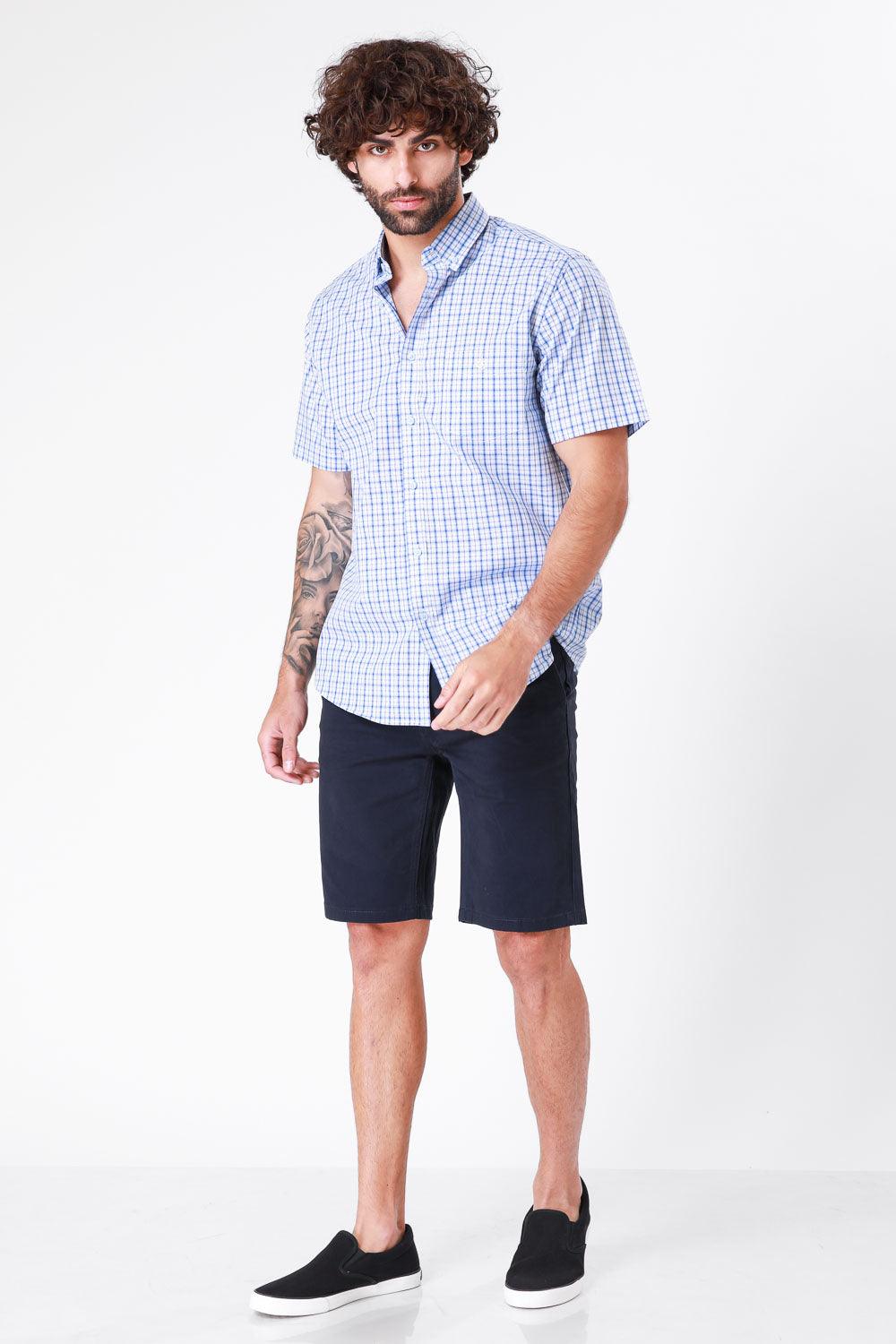 SCORCHER - ברמודה עם כיסים בצבע נייבי - MASHBIR//365