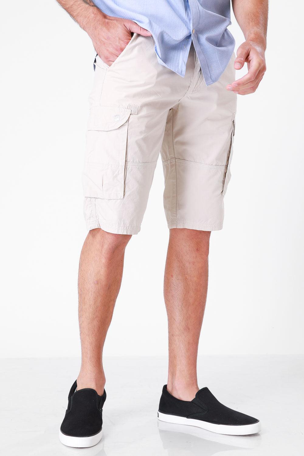 SCORCHER - ברמודה עם כיסים בצבע STONE - MASHBIR//365