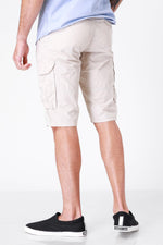 SCORCHER - ברמודה עם כיסים בצבע STONE - MASHBIR//365