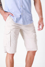 SCORCHER - ברמודה עם כיסים בצבע STONE - MASHBIR//365