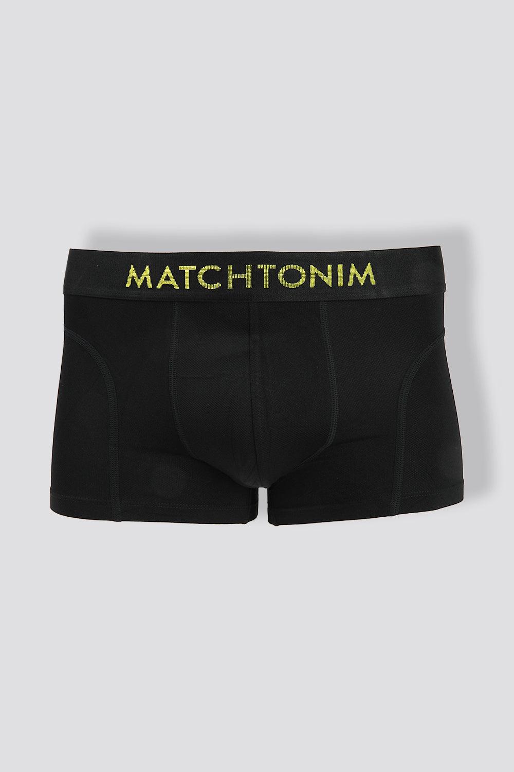 DELTA - בוקסר קצר MATCHTONIM SPORT שחור - MASHBIR//365