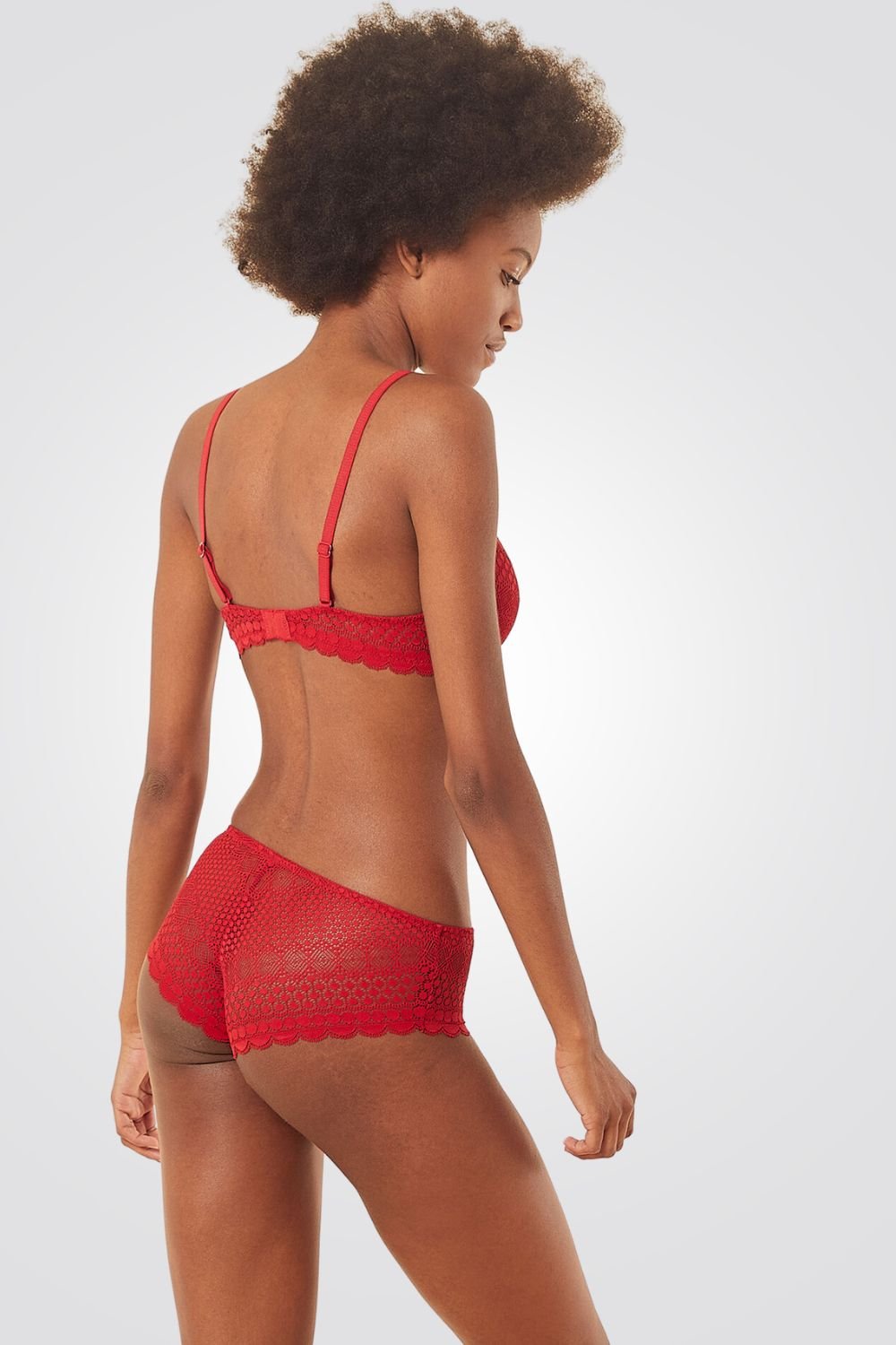 ETAM - בוקסרון תחרה בצבע אדום - MASHBIR//365