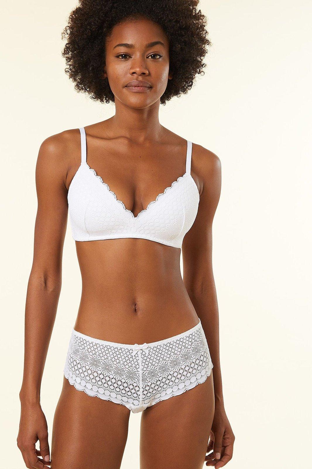 ETAM - בוקסרון תחרה CHERIE CHERIE בצבע לבן - MASHBIR//365