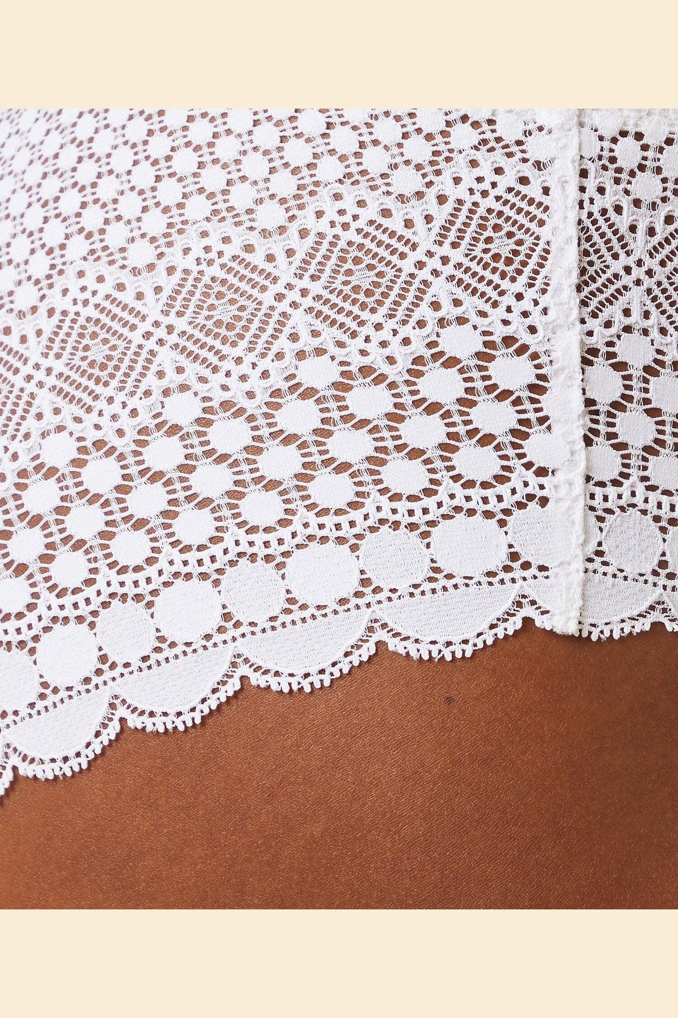 ETAM - בוקסרון תחרה CHERIE CHERIE בצבע לבן - MASHBIR//365