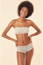 ETAM - בוקסרון תחרה CHERIE CHERIE ורוד פודרה - MASHBIR//365