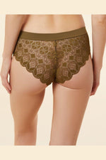 ETAM - בוקסרון תחרה SKY ירוק זית - MASHBIR//365