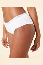 ETAM - בוקסרון כותנה HAPPILY בצבע לבן - MASHBIR//365